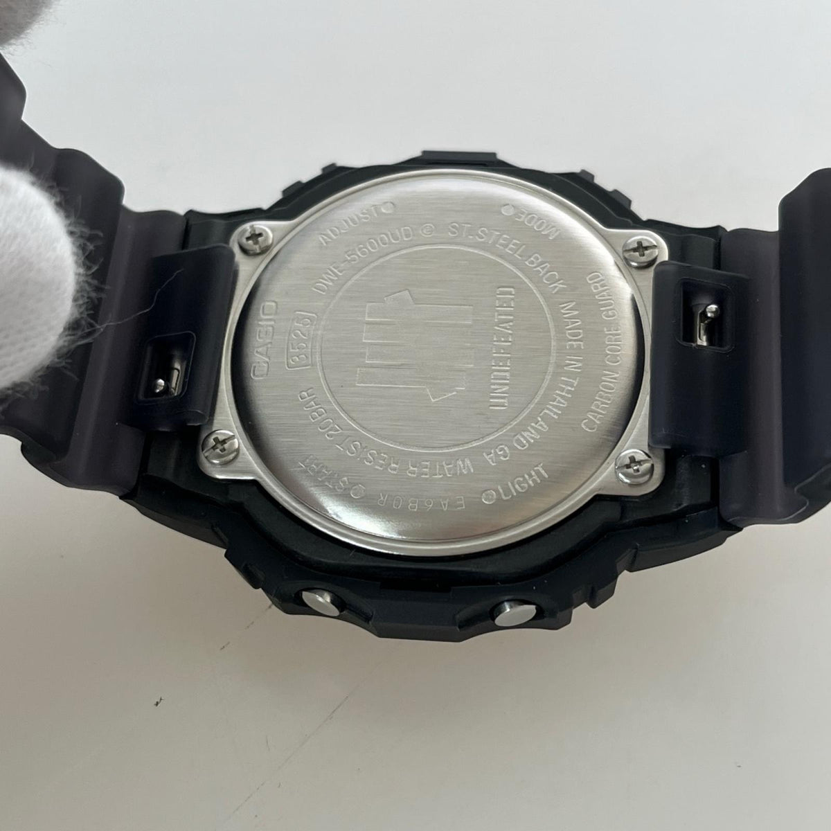 腕時計 CASIO G-SHOCK×UNDEFEATED DWE-5600UD-1JR デジタル時計 ブラック