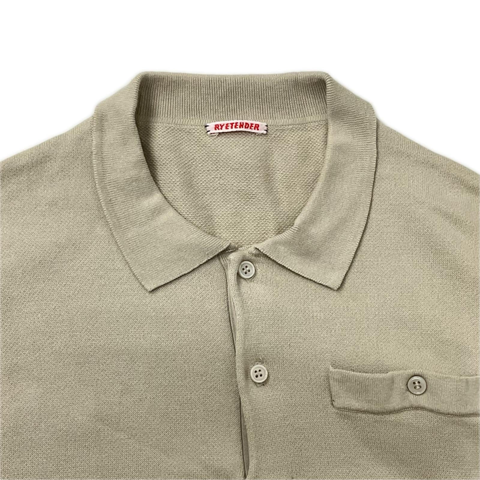 ポロシャツ RYETENDER コットンニットポロ size2 2 ベージュ