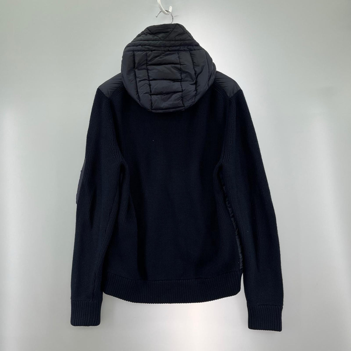 ジャケット MONCLER CARDIGAN TRICOT ニット切替ダウンジャケット L ネイビー L ネイビー