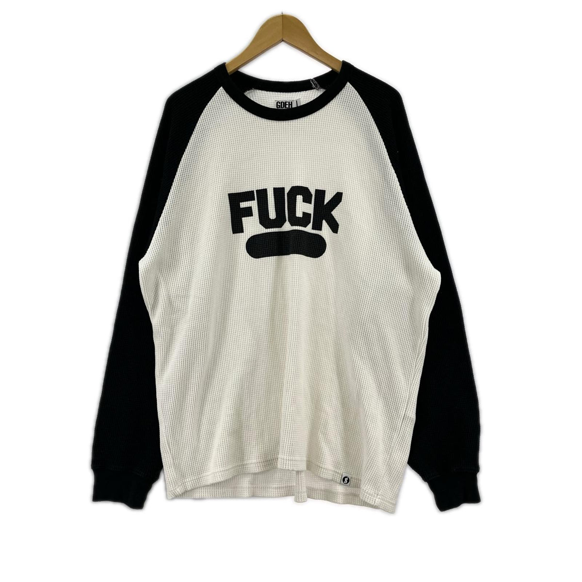 長袖Tシャツ Supreme×GOODENOUGH 25SS fuck Thermal L ホワイト×ブラック L ホワイト