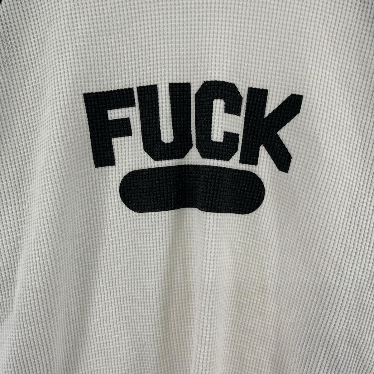 長袖Tシャツ Supreme×GOODENOUGH 25SS fuck Thermal L ホワイト×ブラック L ホワイト