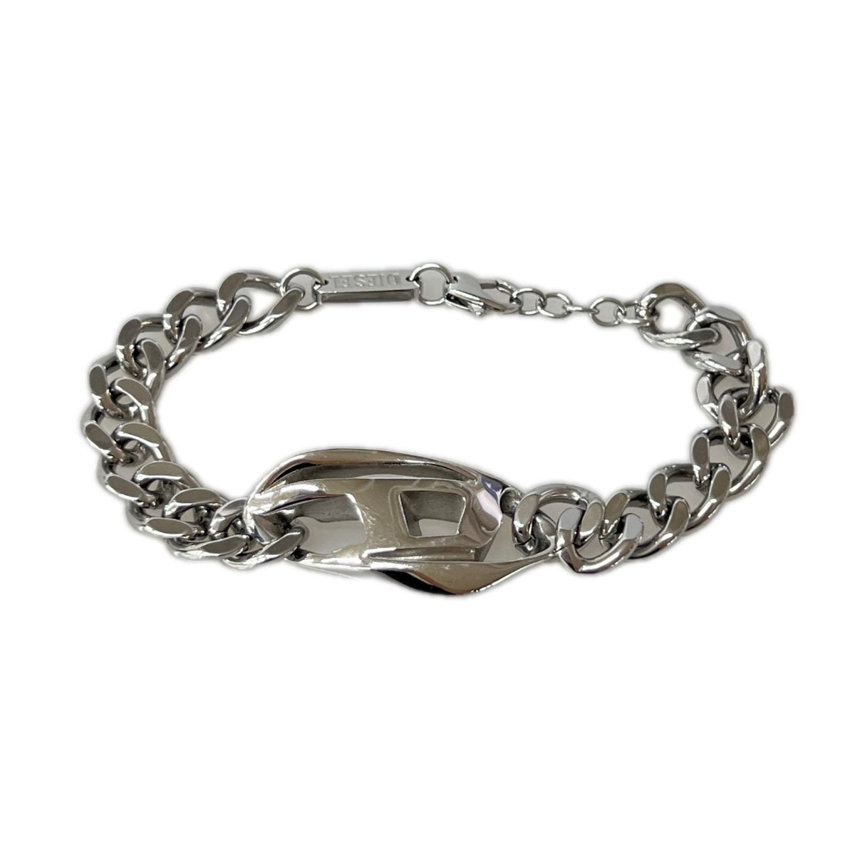 ブレスレット ロゴチェーンブレスレット STEEL シルバー