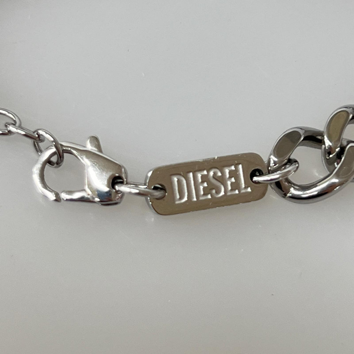 ブレスレット ロゴチェーンブレスレット STEEL シルバー