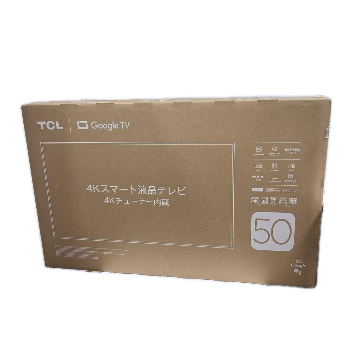 TCL 50インチ 4K 液晶 50V6C 50V6C TLC テレビ