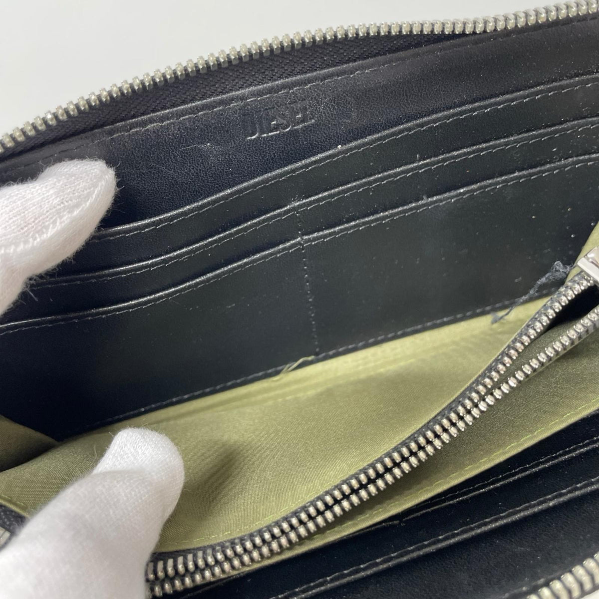 長財布 3D-CONTINETAL ZIP L BLK ブラック