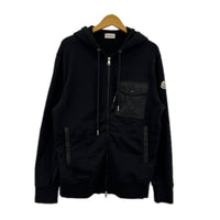 パーカー FELPA APERTA CON ZIP UP HOODIE M ブラック