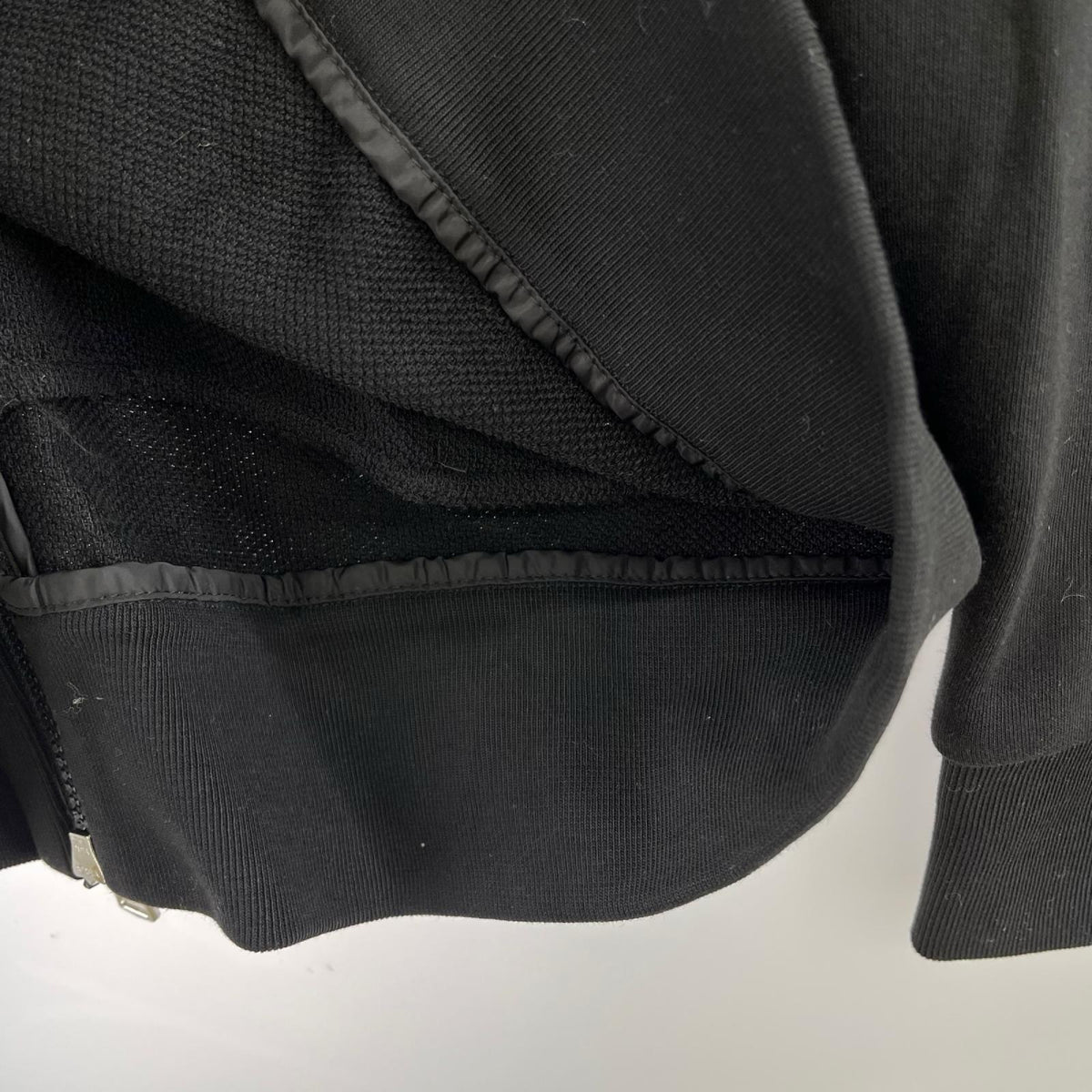 パーカー FELPA APERTA CON ZIP UP HOODIE M ブラック