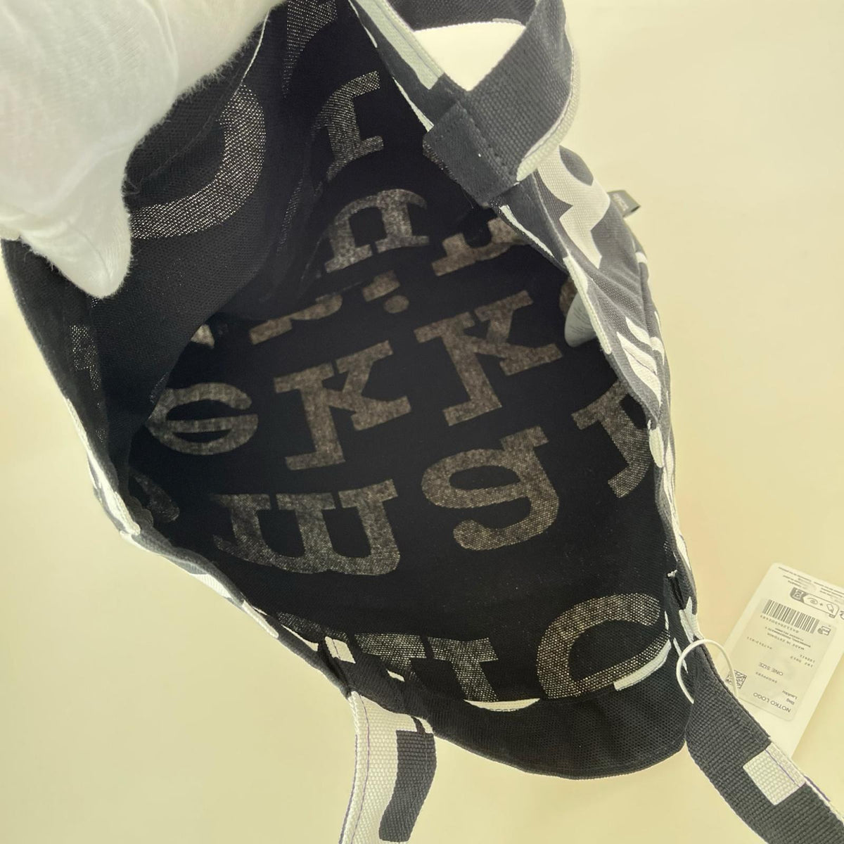 ハンドバッグ ロゴバッグ BLK ブラック