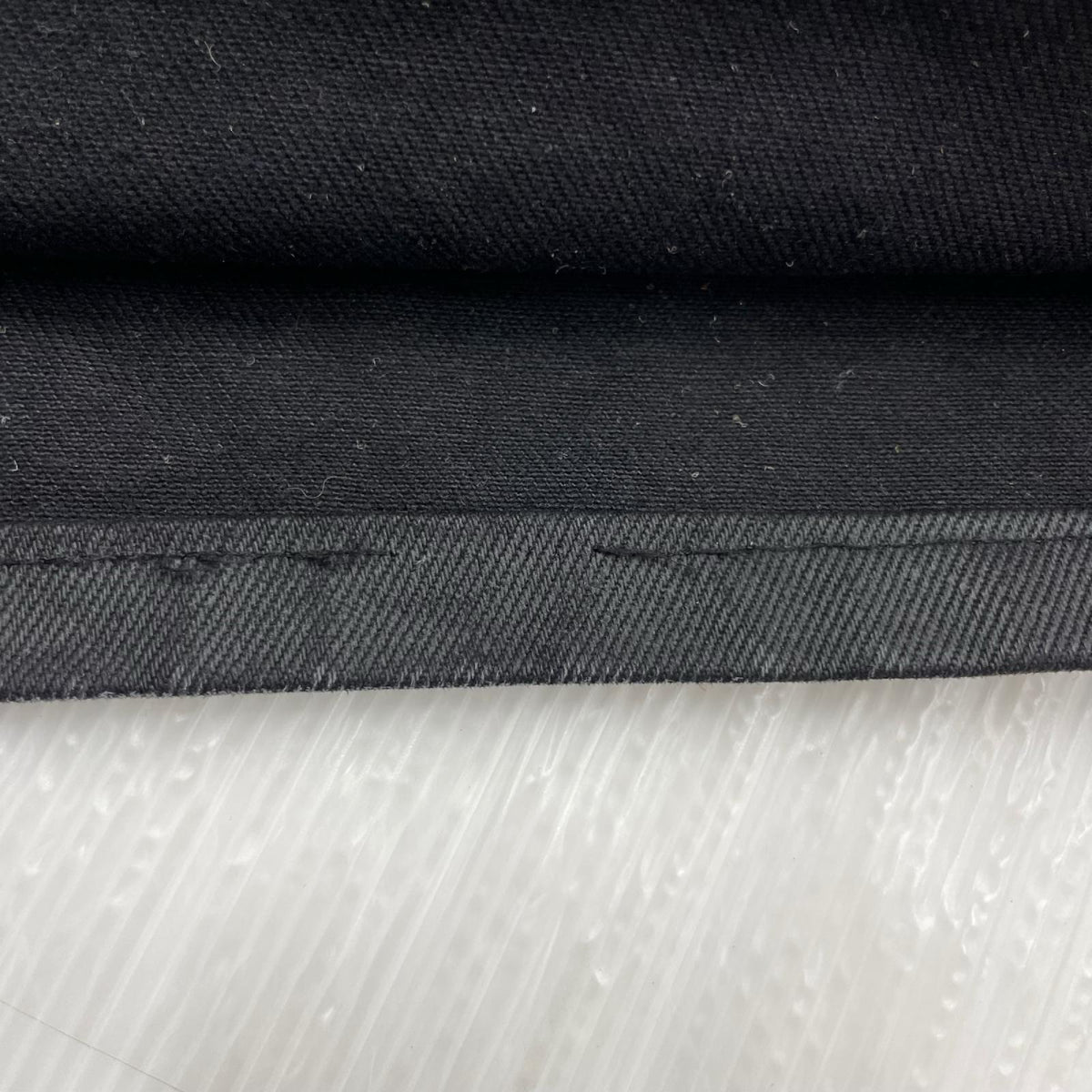 デニムパンツ asapmode Waxed Stacked Pants L ブラック