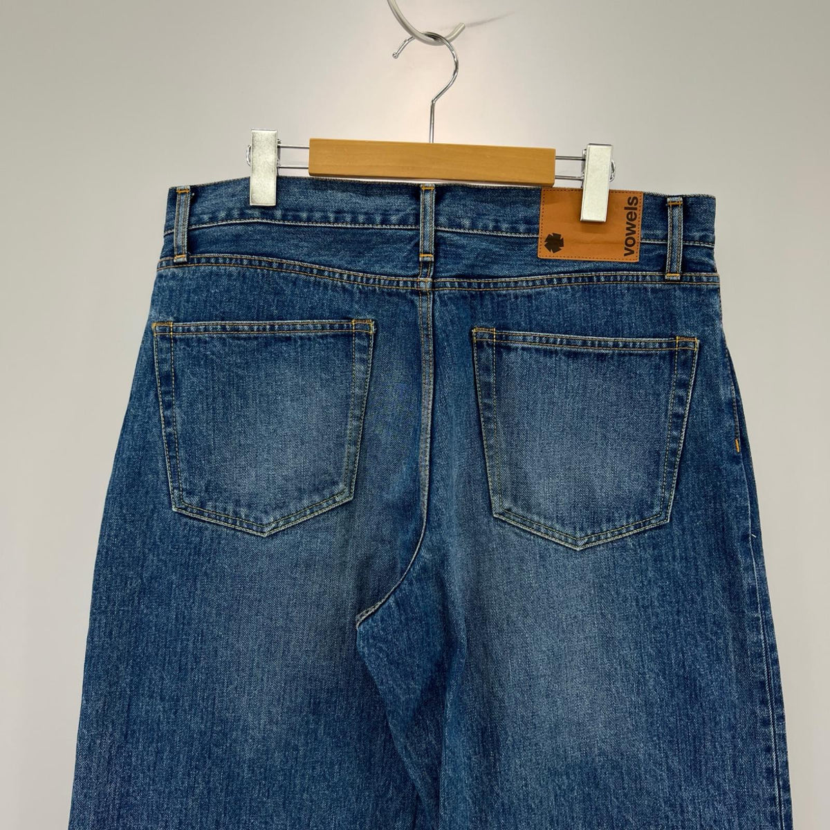 デニムパンツ vowels Baggy Denim W32 ブルー