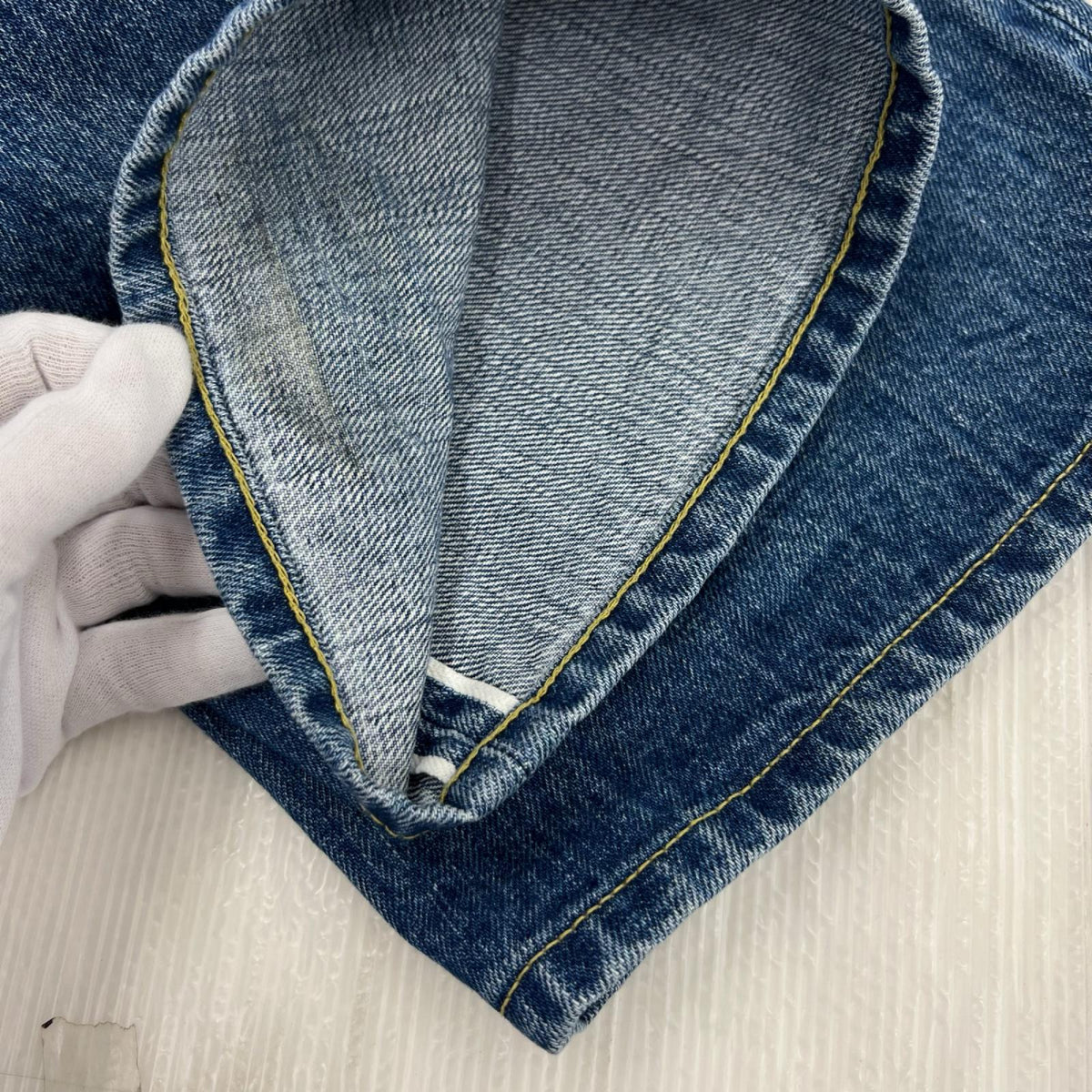 デニムパンツ vowels Baggy Denim W32 ブルー