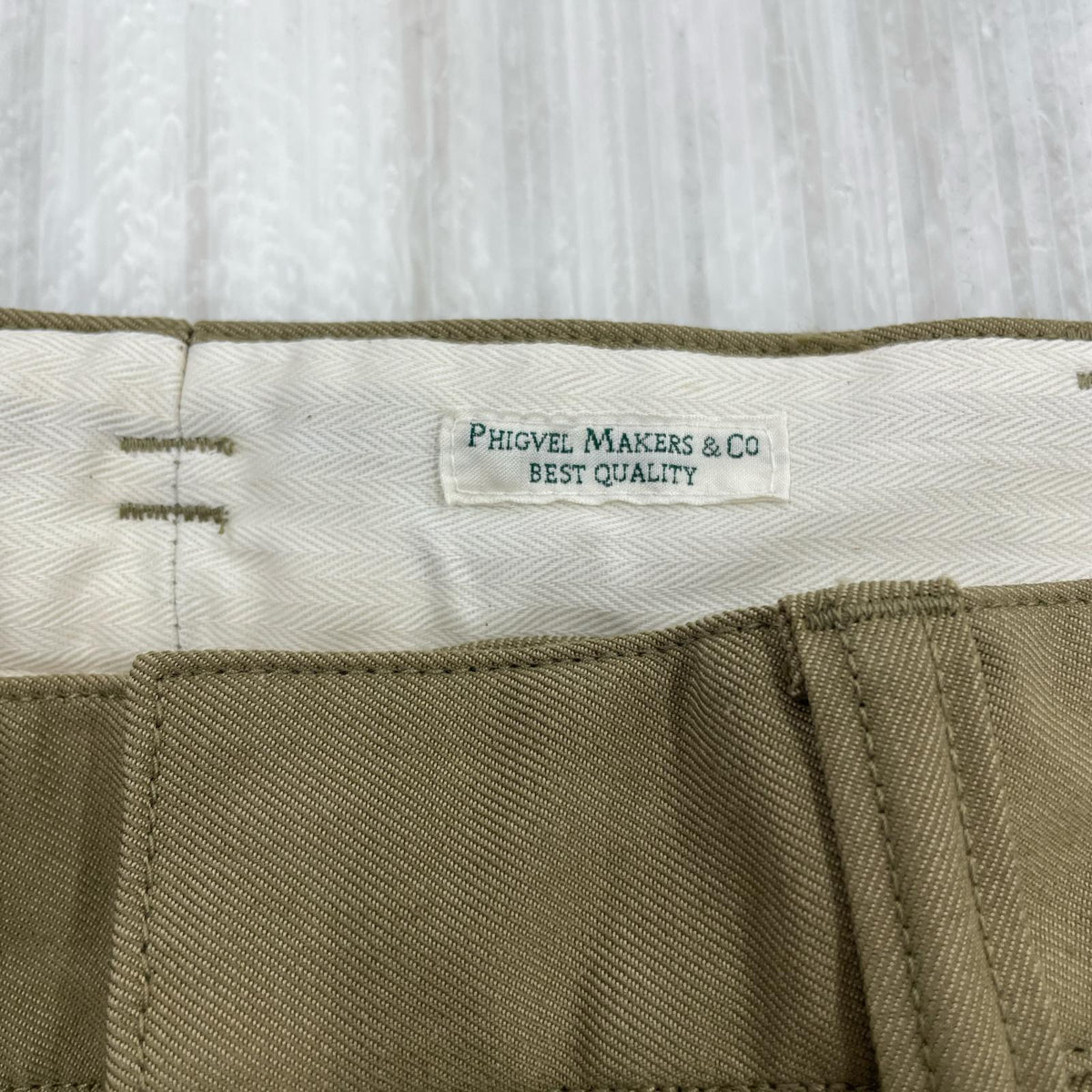パンツ PHIGVEL WIDE POCKET TROUSERS 3 カーキ PMAO-PT01 3 カーキ