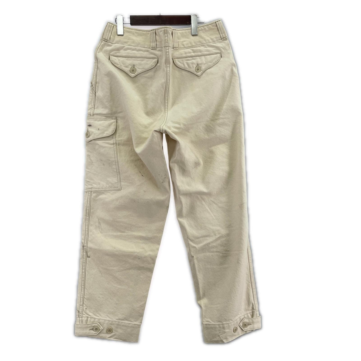 パンツ FREEWHEELERS UNION SPECIAL OVERALLS AVIATORS TROUTHERS 34 ホワイト 34 ホワイト