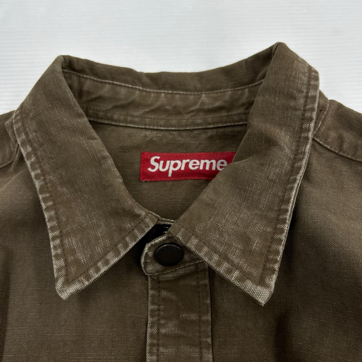 ジャケット Supreme 26ss Worn Snap Painter Shirt L ブラウン L ブラウン