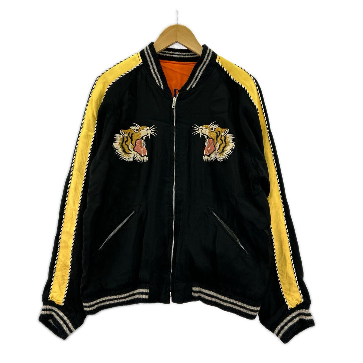 ジャケット 東洋エンタープライズ 港商 SPECIAL EDITION "TIGER HEAD×ROARING TIGER リバーシブルスカジャン