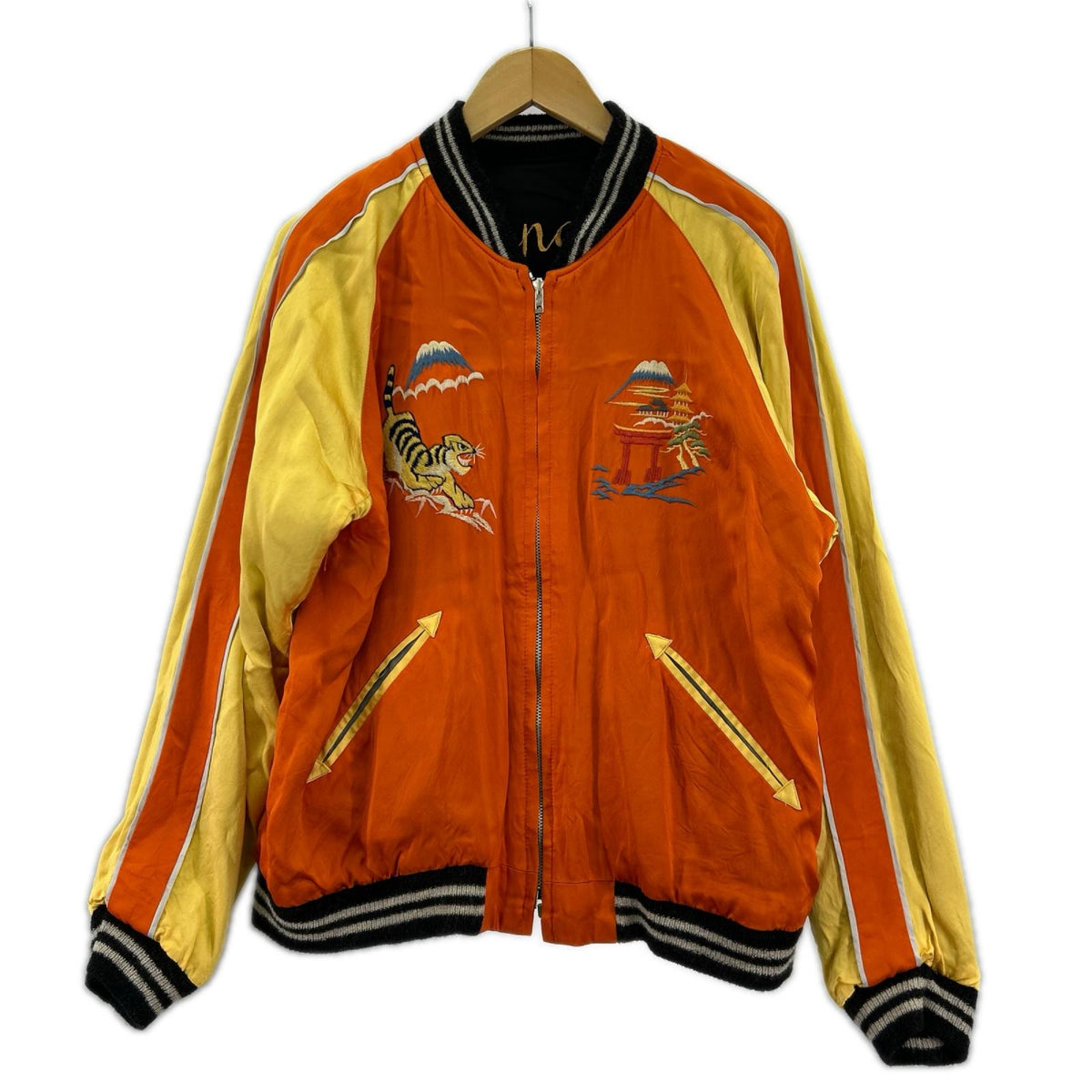 ジャケット 東洋エンタープライズ 港商 SPECIAL EDITION "TIGER HEAD×ROARING TIGER リバーシブルスカジャン