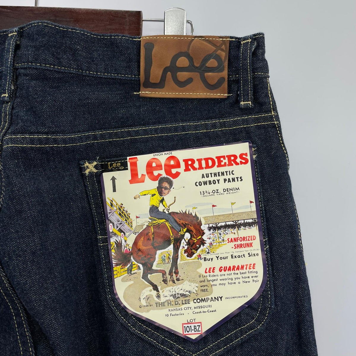 デニムパンツ Lee ×奥田民生 民生ウォッシュ 限定コラボ 101-BZ 34 インディゴ LB0485 34