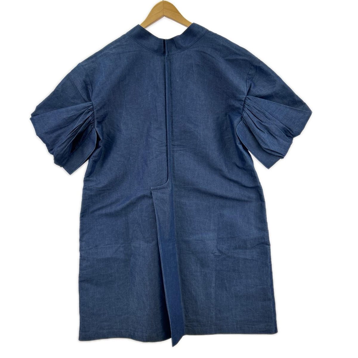 ワンピース DENIM S/Sワンピース インディゴ M ネイビー