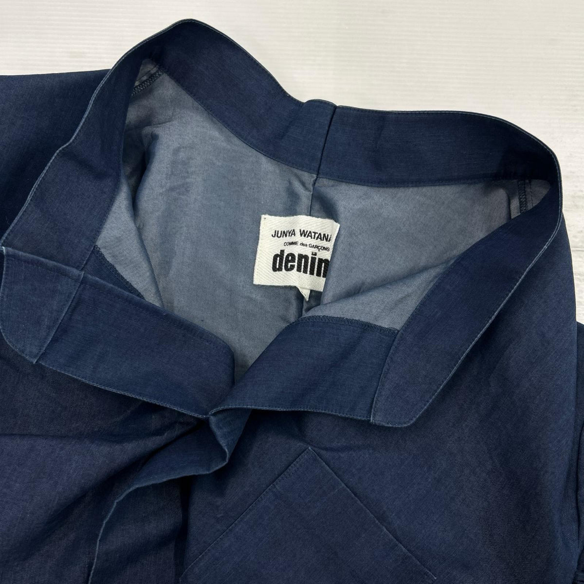 ワンピース DENIM S/Sワンピース インディゴ M ネイビー