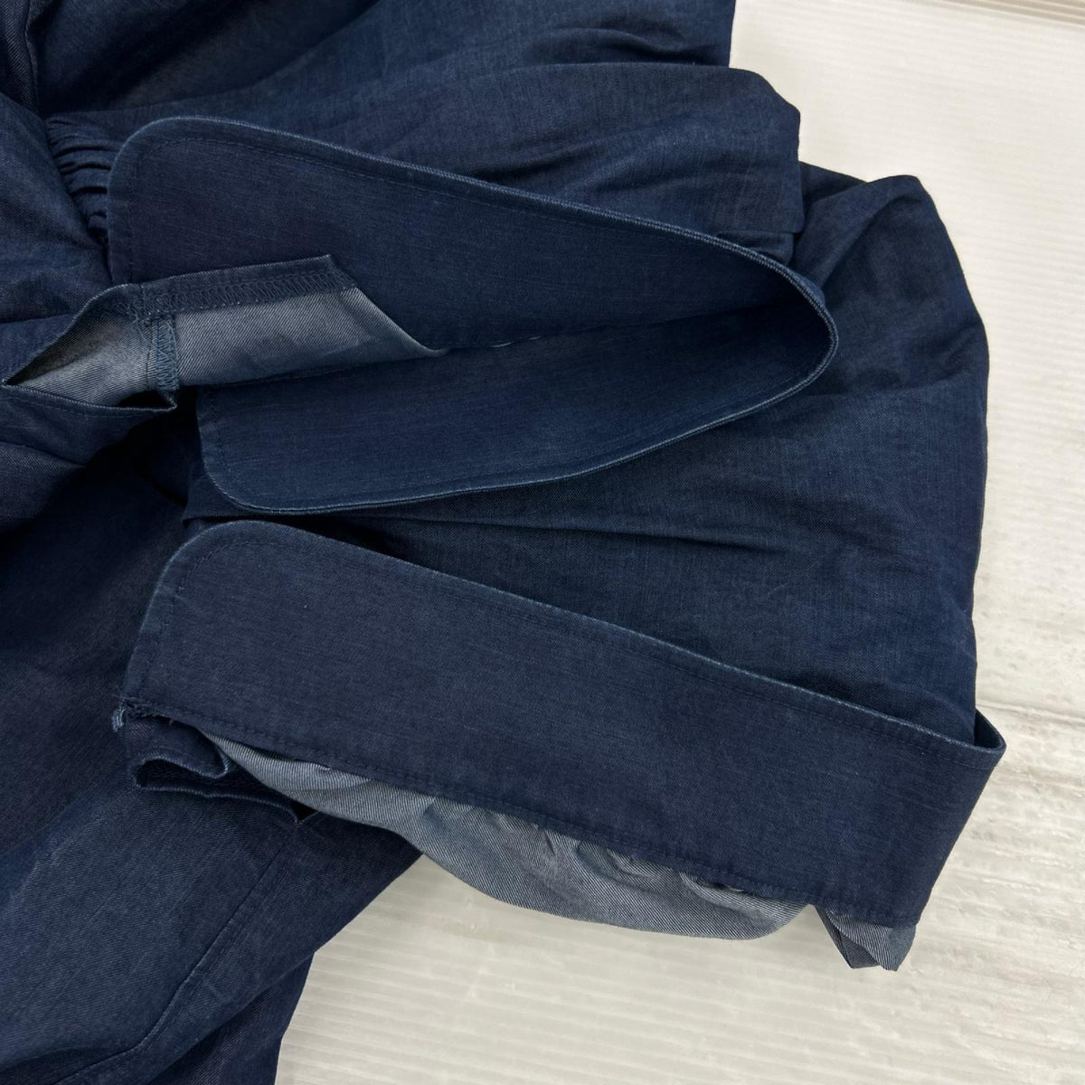 ワンピース DENIM S/Sワンピース インディゴ M ネイビー