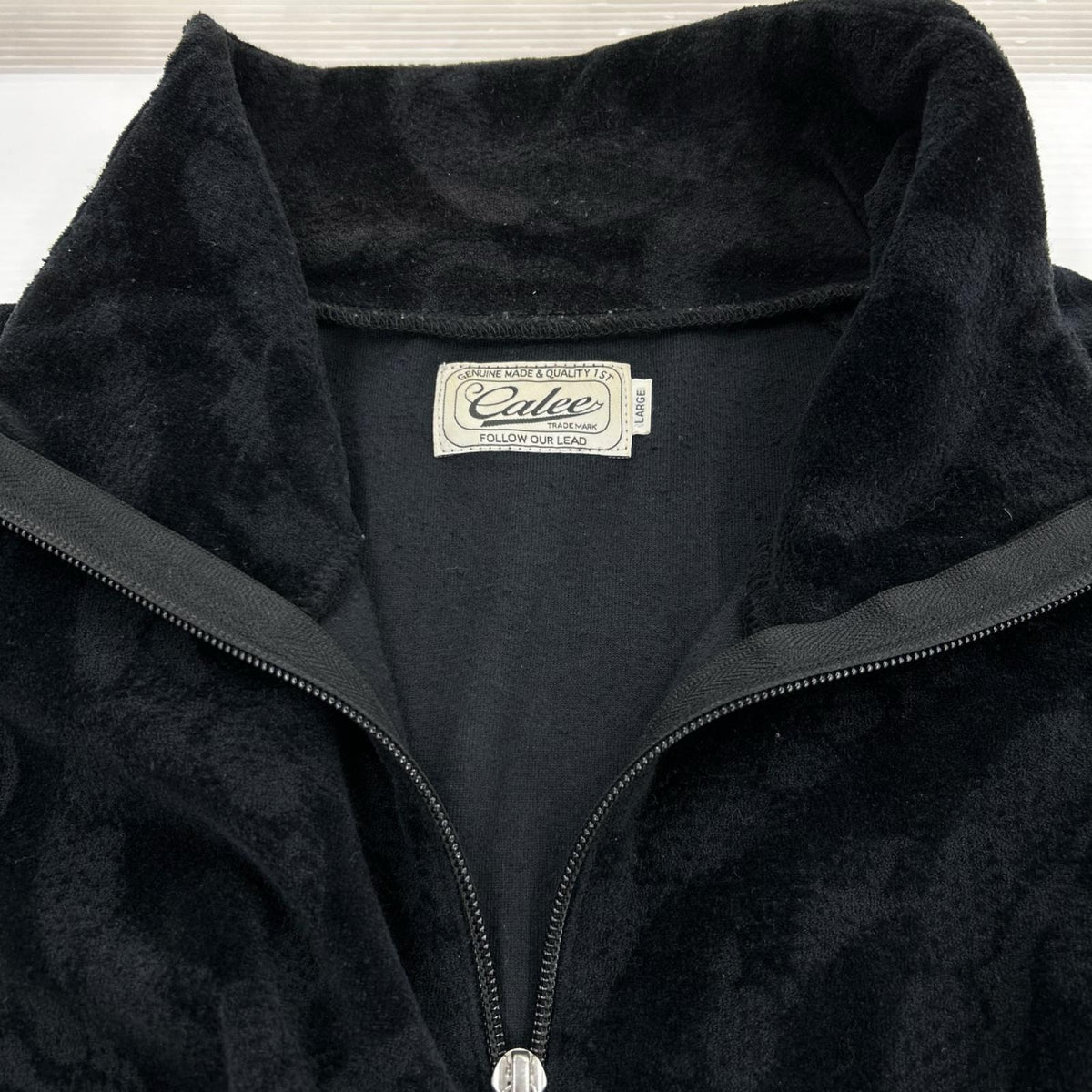 ジャケット CALEE JQ VELOUR JACKET SNAKE PATTERN L ブラック L ブラック