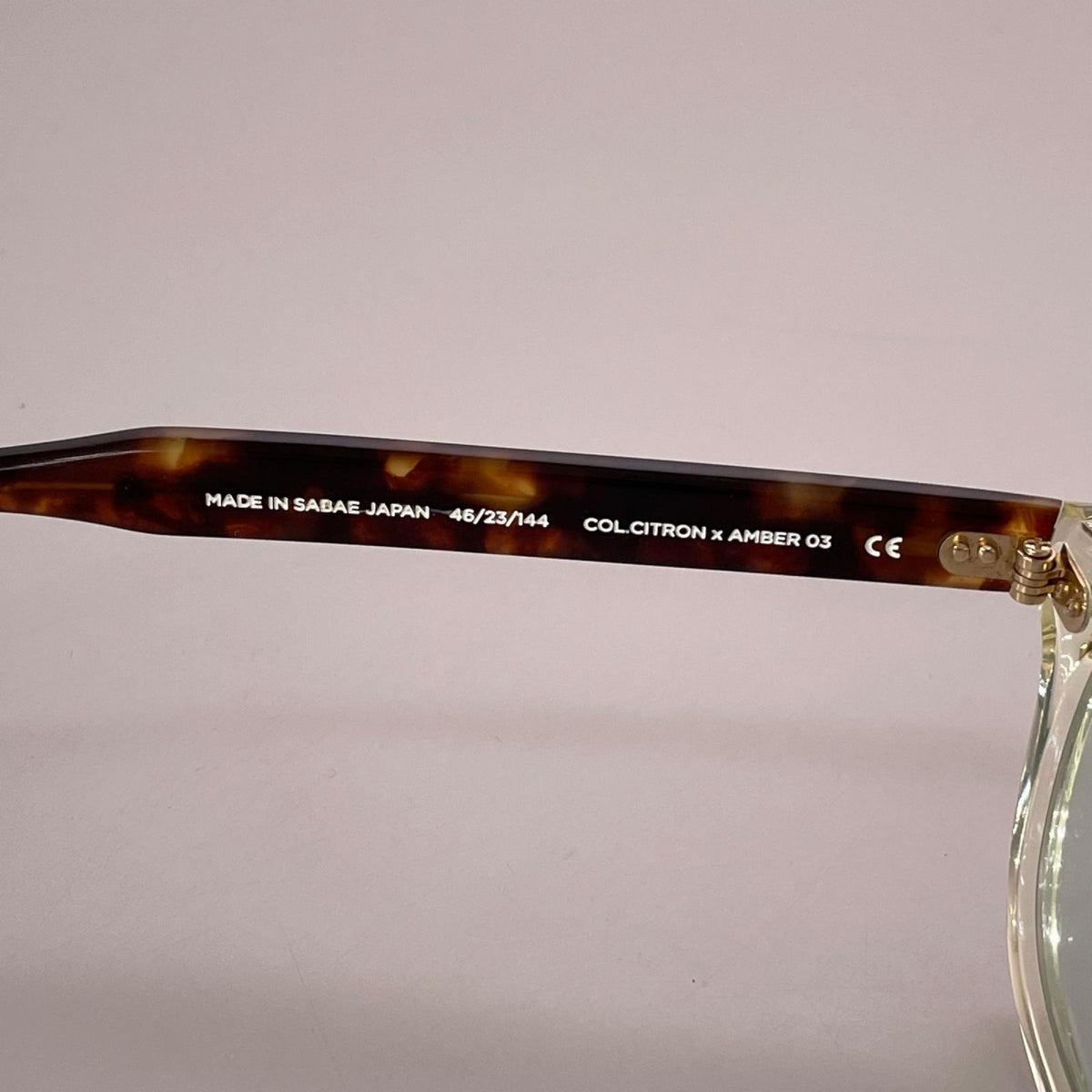 その他アクセサリー NOCHINO OPTICAL COL.CITRON AMBER3 クリア
