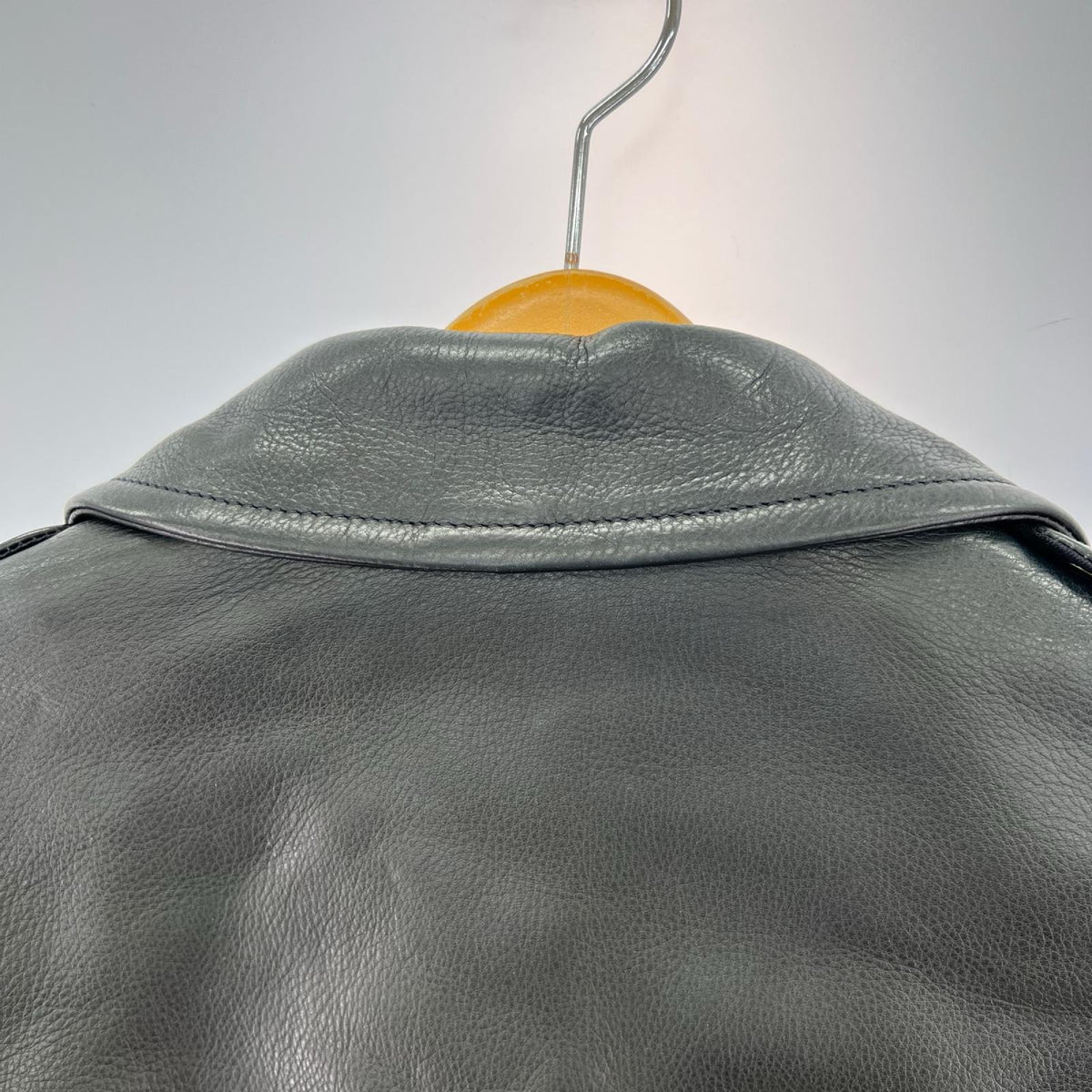 レザージャケット 528US COW NEW NAKED D-POCKET RIDERS 40 ブラック