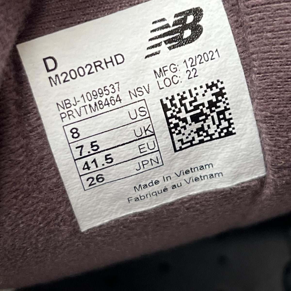 スニーカー M2002RHD (26) 26cm (US8 UK7 1/2 EU42)