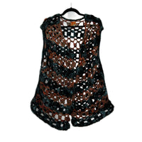 ニット vitelli クロシェニットベスト