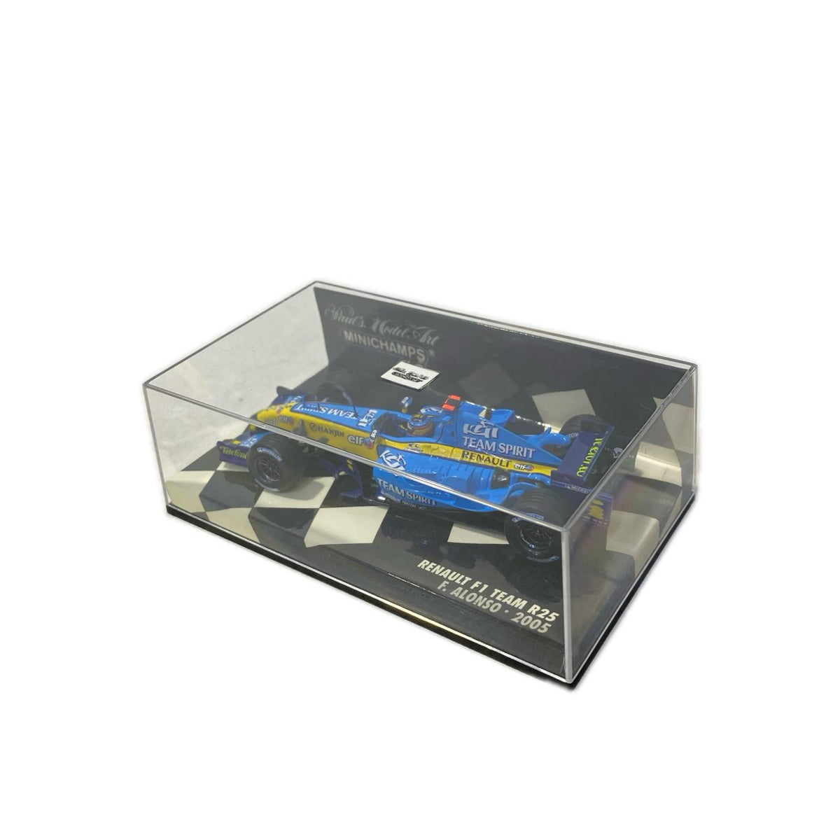 ミニチャンプス 1/43 RENAULT F1 TEAM R25 アロンソ スケールカー