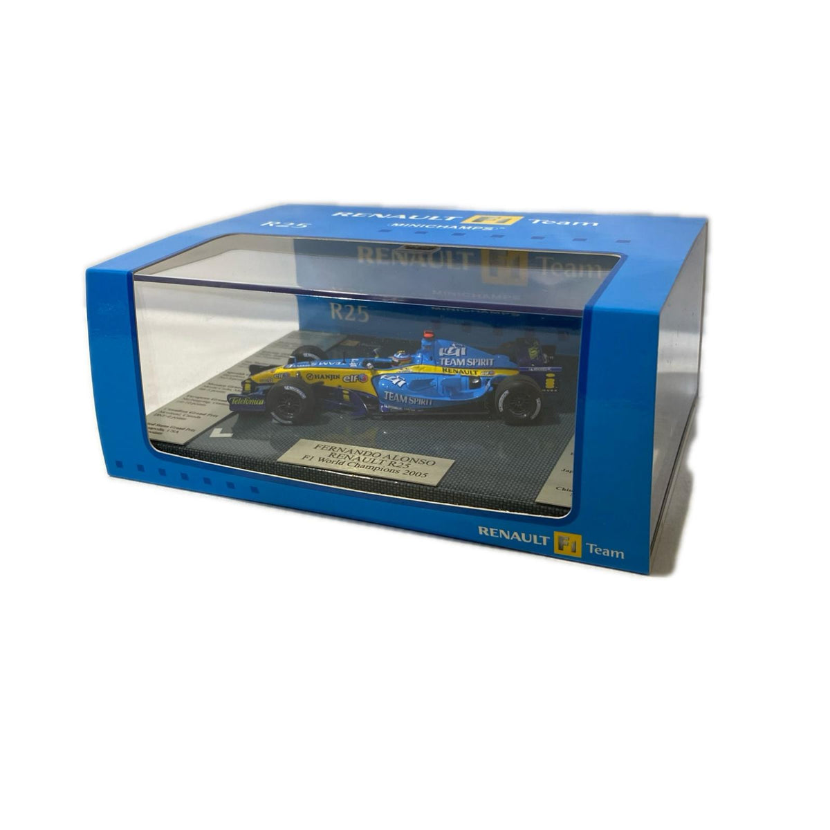 ミニチャンプス FERNANDO ALONSO RENAULT R25 スケールカー