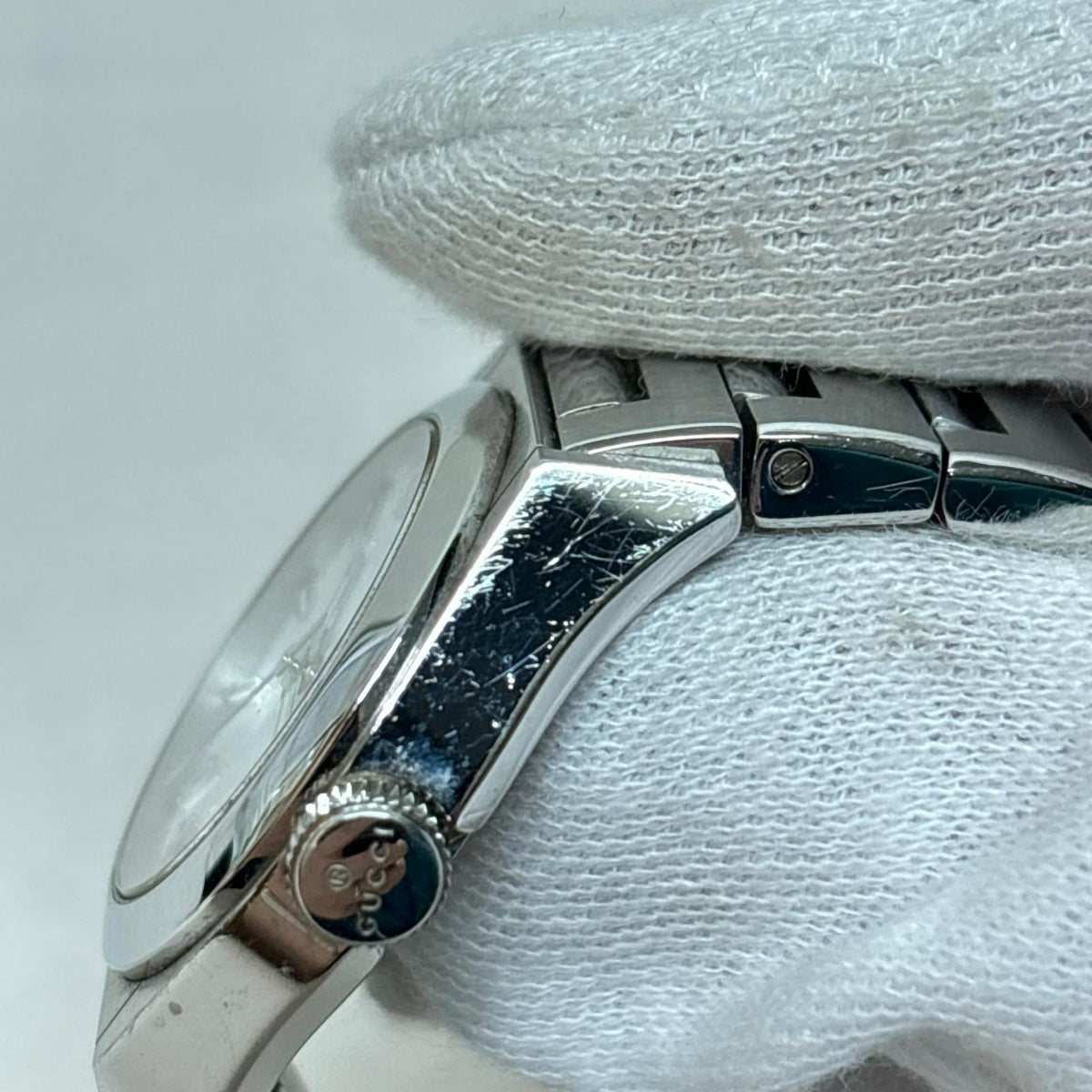 グッチ/パンテオン/115.5/電池交換済み レディースQZ 115.5 GUCCI 腕時計