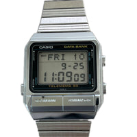 腕時計 DB-500 DATA BANK TELEMEMO 50 日本製 シルバー