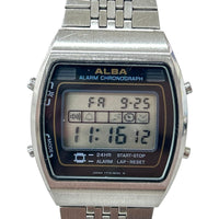 腕時計 ALBA ALARM CHRONOGRAPH シルバー