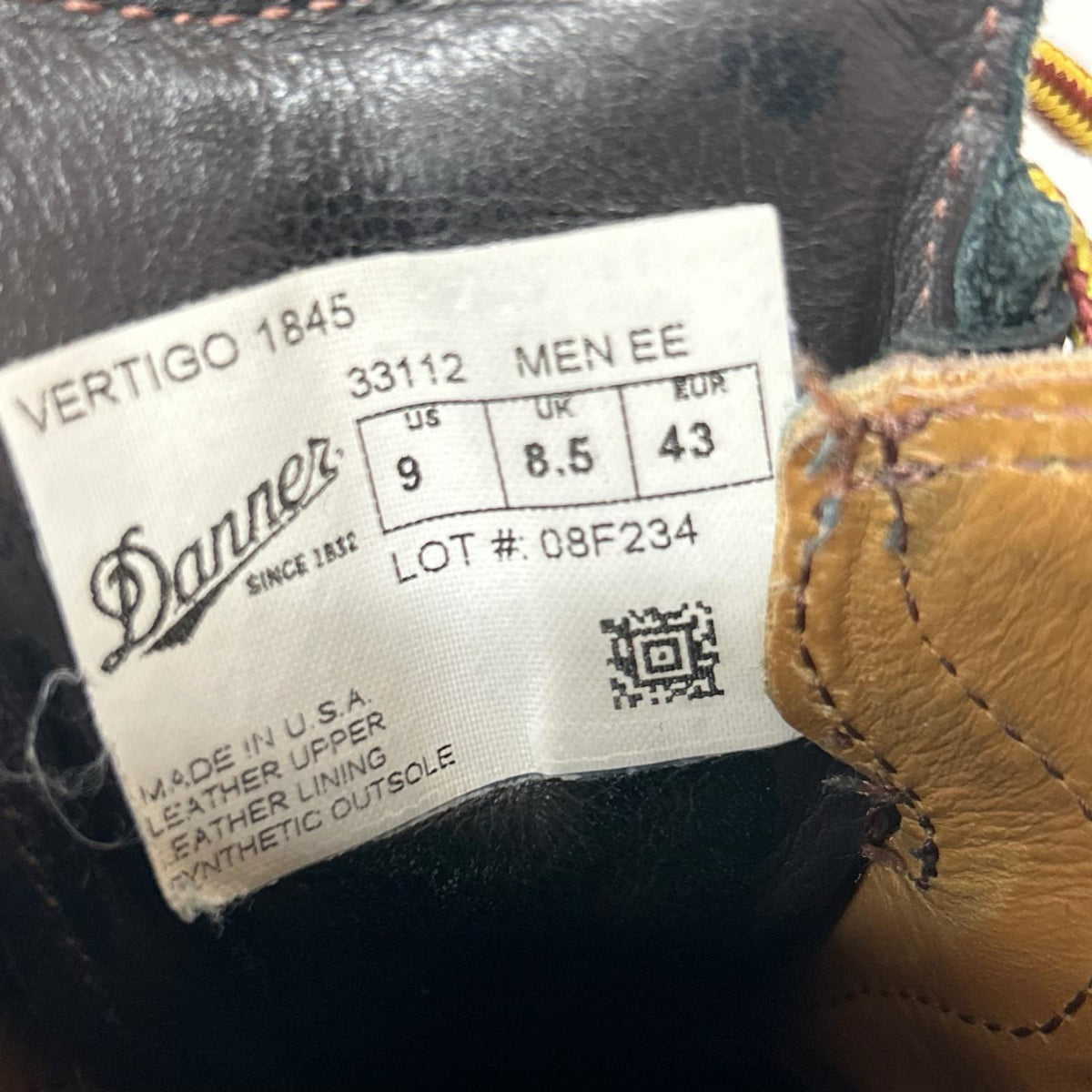 ブーツ Vertigo 1845/US9/33112 ブラウン