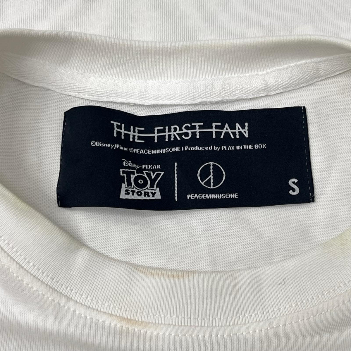 半袖シャツ PEACEMINUSONE ×TOY STORY T-SHIRT 05 S WHT S ホワイト
