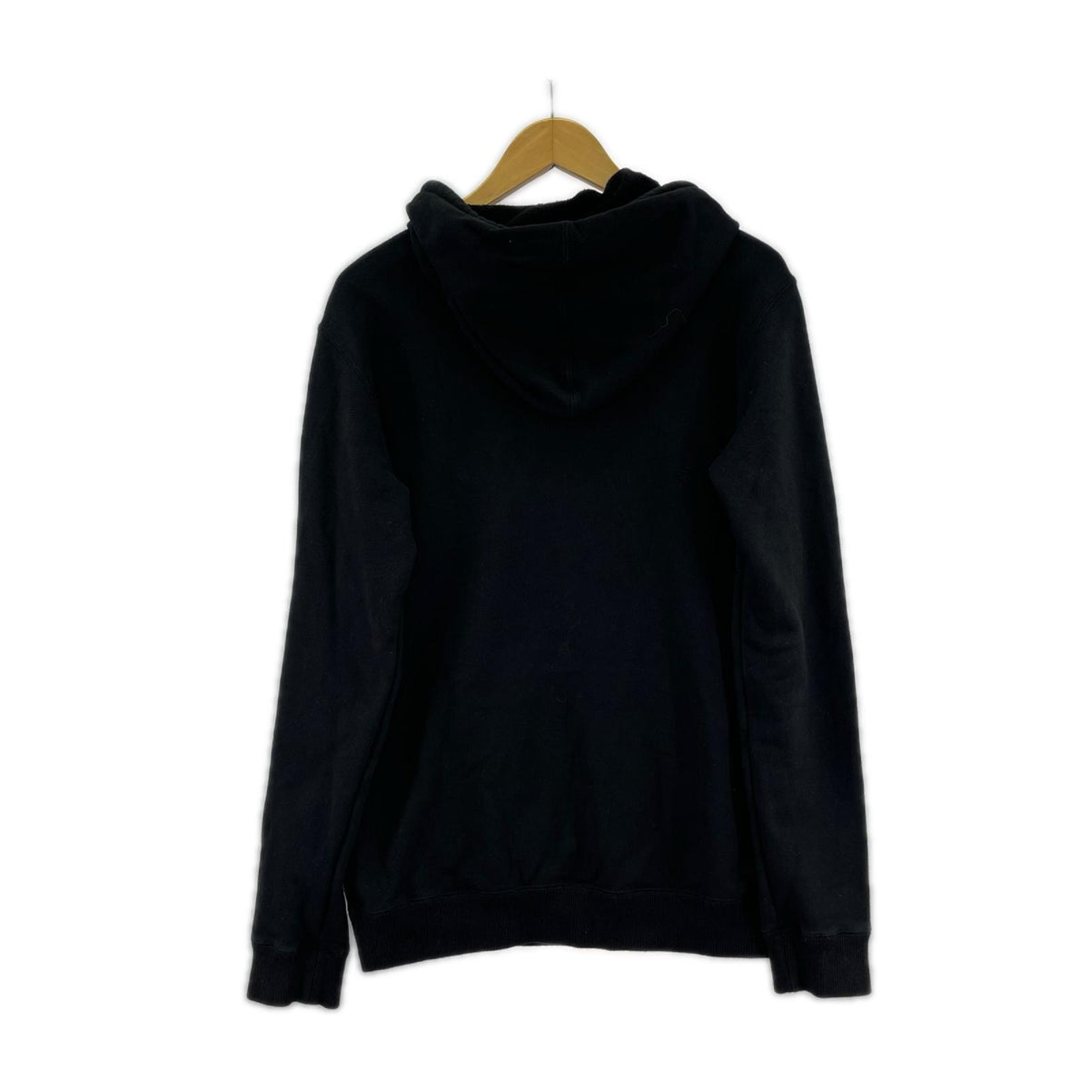パーカー homme フロントロゴプリント パーカー 黒 T0 ブラック