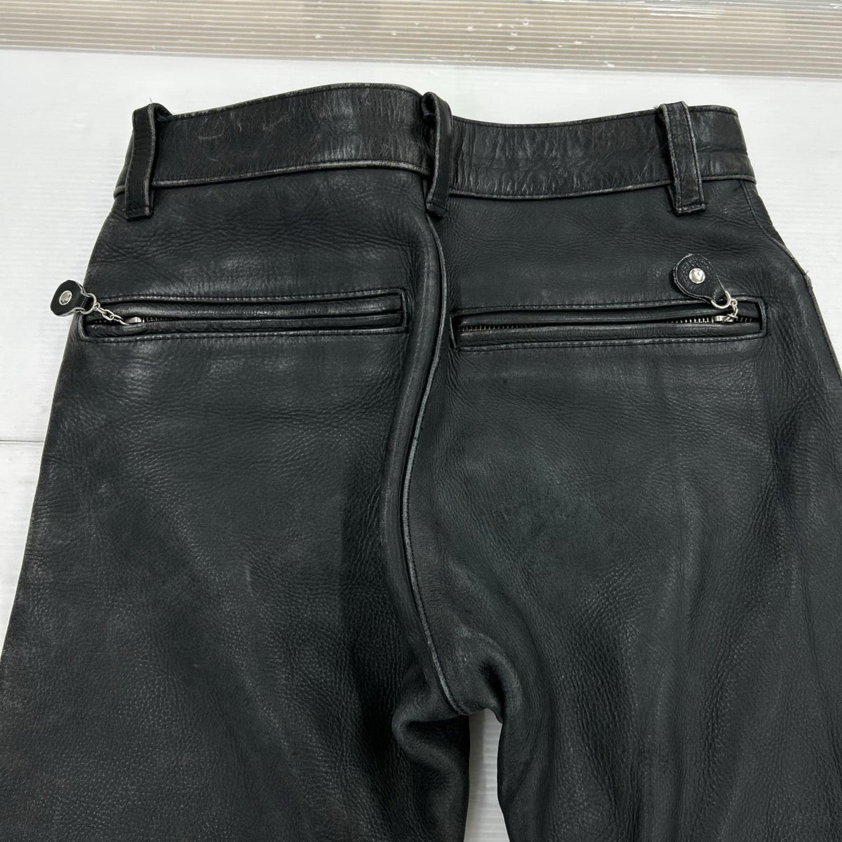 パンツ SV.STONE レザーパンツ BLK W29 29 ブラック
