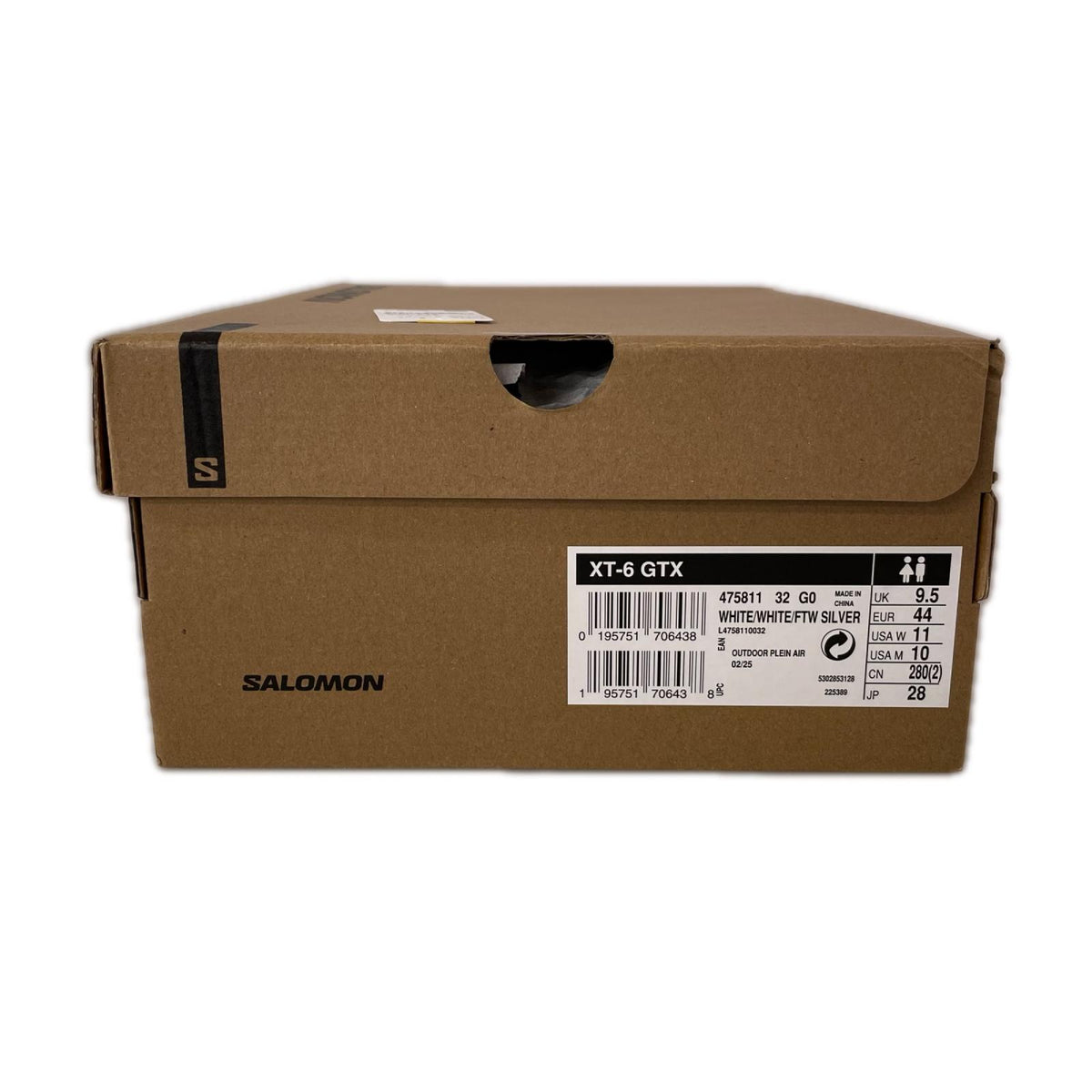 スニーカー XT-6 GORE-TEX 28.0cm 白 28cm (US10 UK9 1/2 EU46) ホワイト