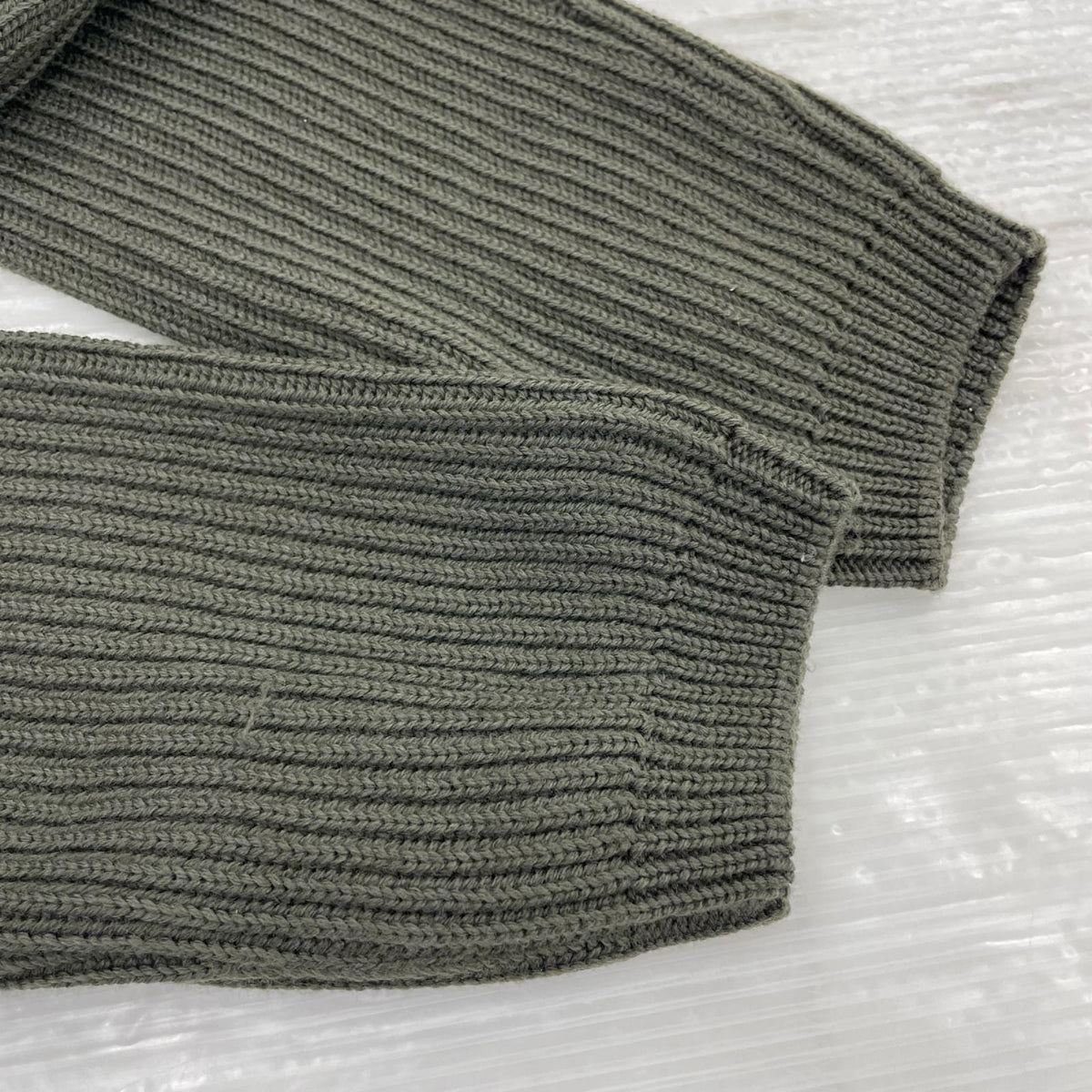 ニット C.P.Company ドライバーズジップ ニットジャケット カーキ 50 カーキ