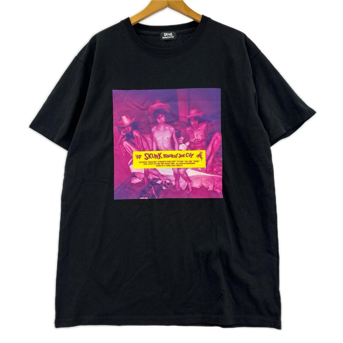 半袖Tシャツ SKUNK BLANKEY JET CITY ブラック ブラック