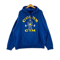 パーカー GOLD'S GYM BLU 2XL ブルー