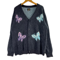 カーディガン 22AW Mohair Cardigan Papillon M ブラック