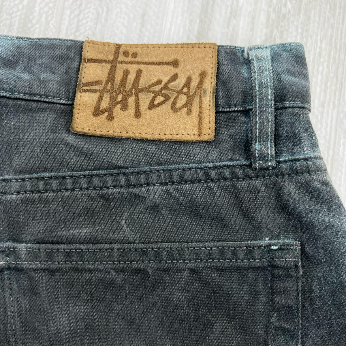 パンツ 23SS SPRAY DYE BIG OL JEANS W30 30 グレー