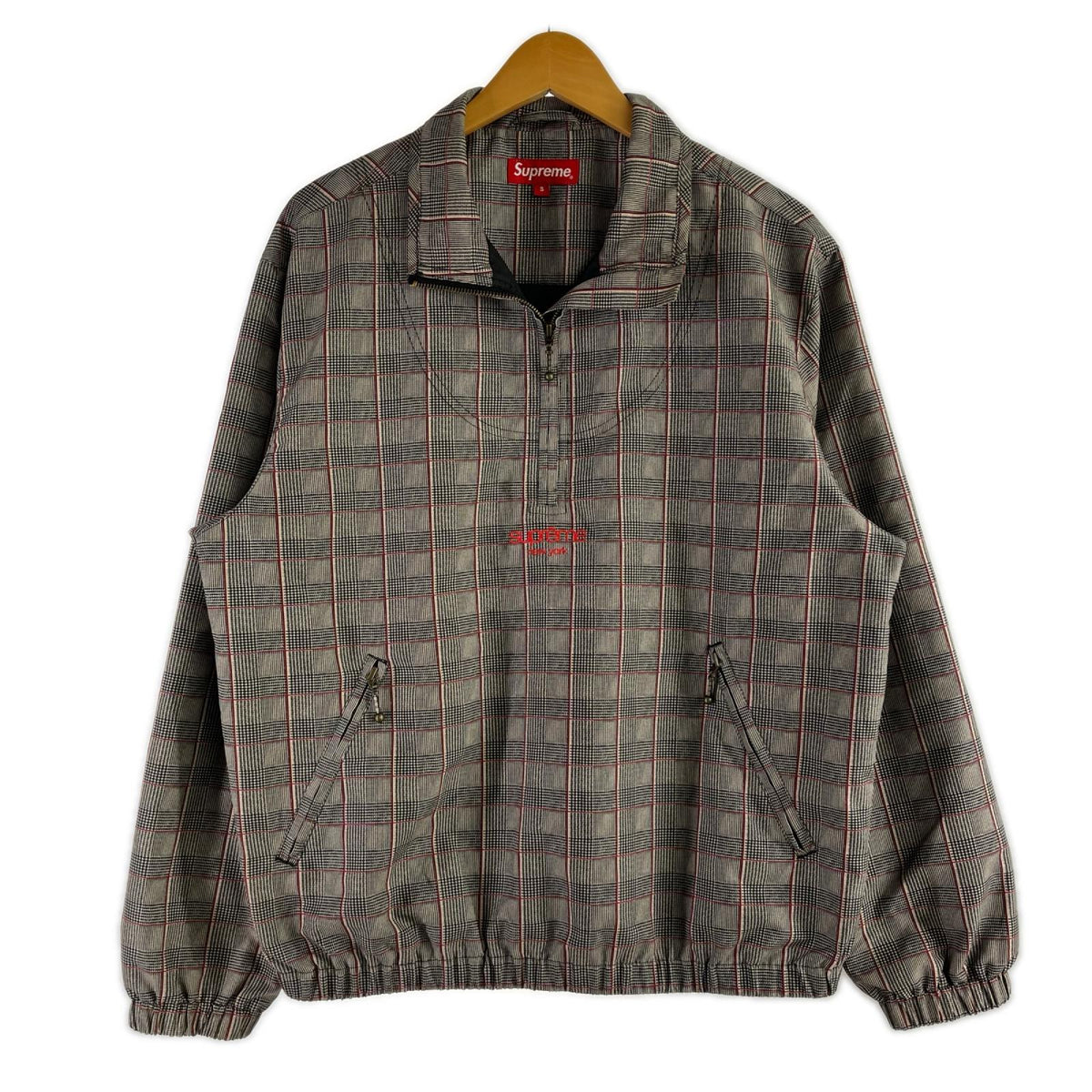 ジャケット 20SS TRACK HALF ZIP PULLOVER S グレー