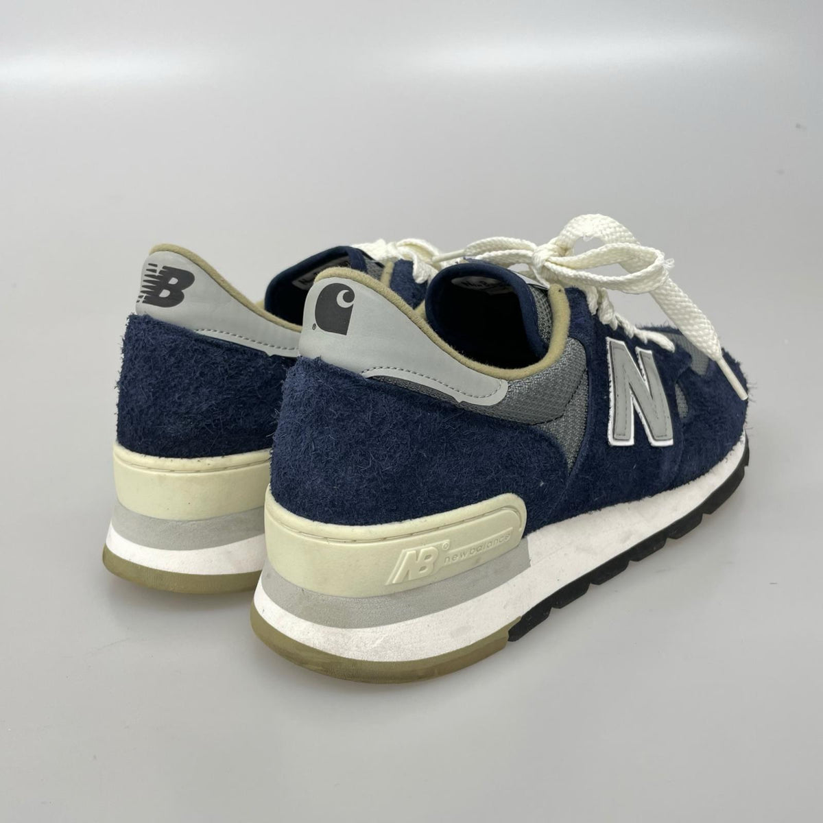 スニーカー NEW BALANCE×Carhartt USA製 M990CH1 NAVY 紺 26.5cm (US8 1/2 UK8 EU43) ネイビー