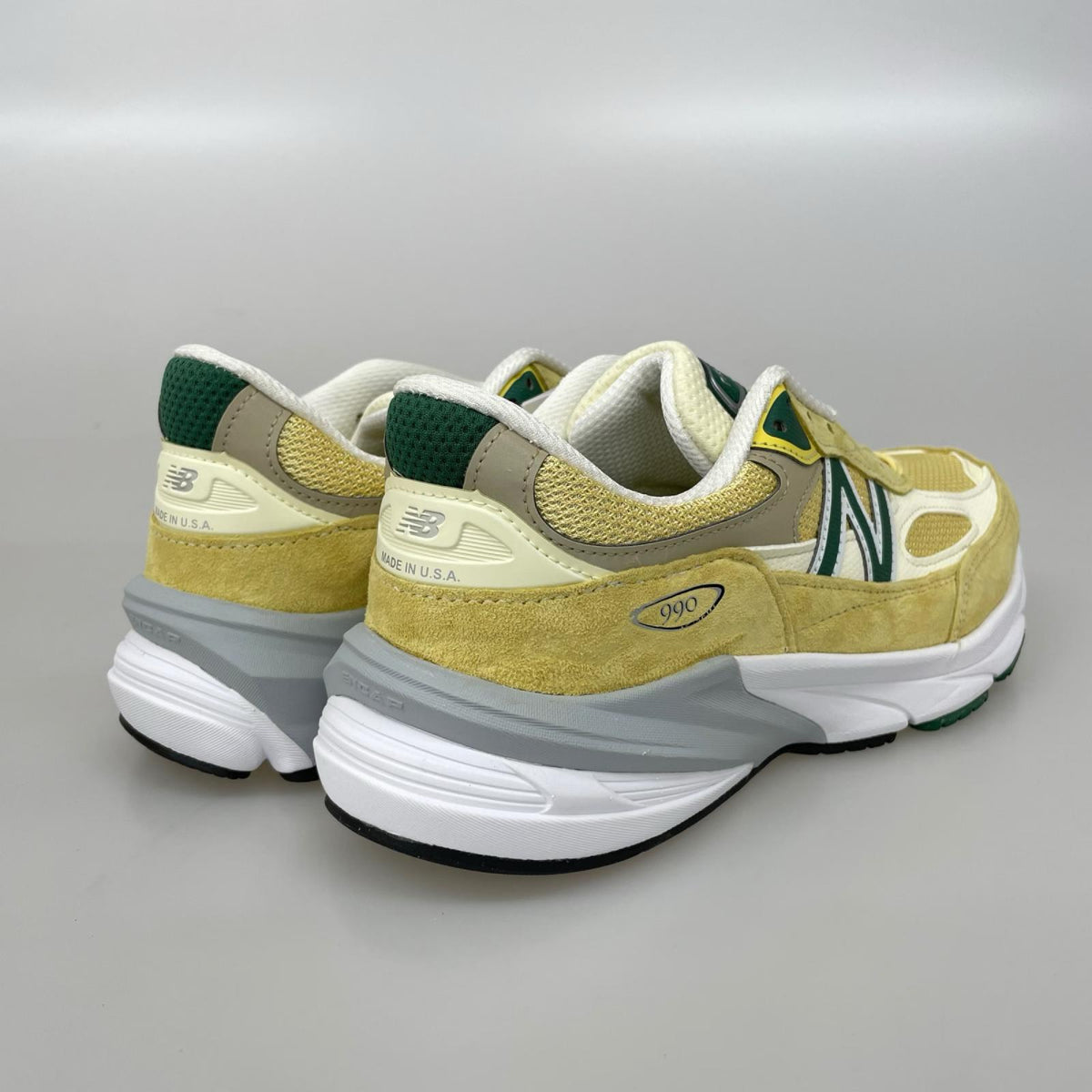 スニーカー NEW BALANCE USA製 990V6 U990TE6 PALE YELLOW 26.5cm (US8 1/2 UK8 EU43) イエロー