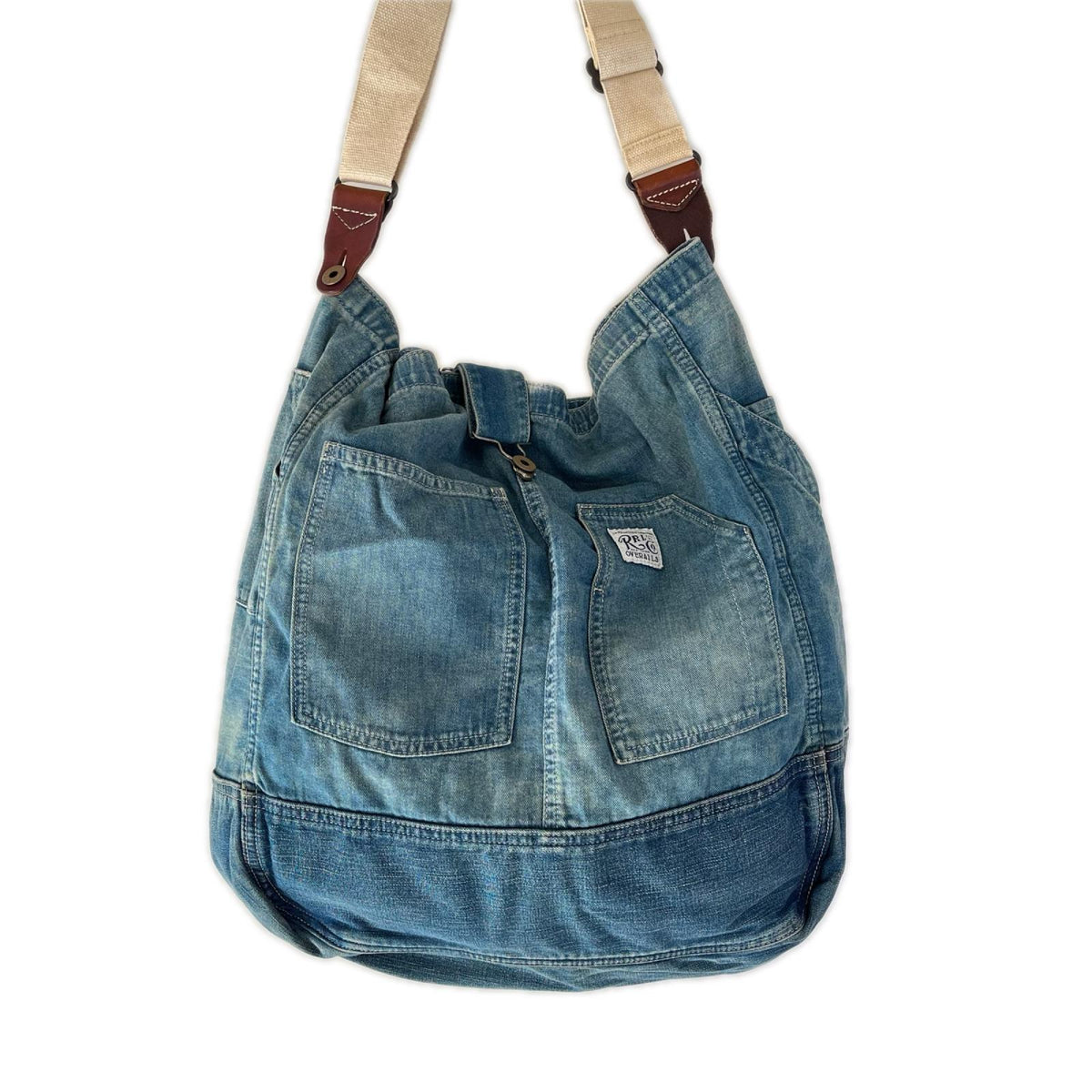 ショルダーバッグ RRL Antony デニムショルダーバッグ ブルー