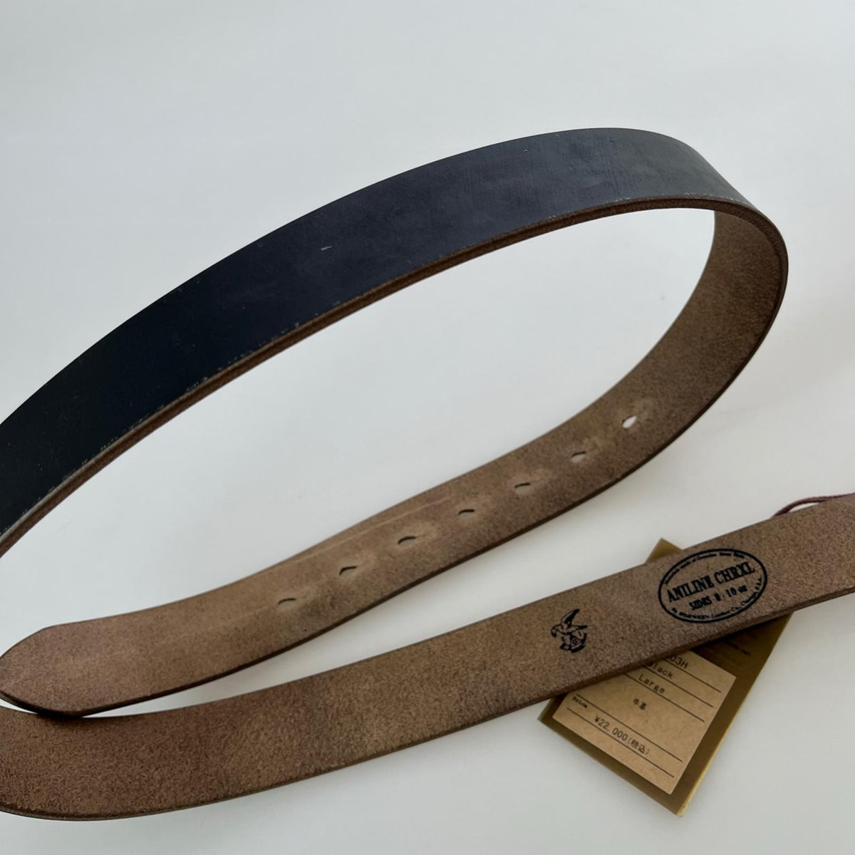 その他アクセサリー MR.OLIVE HORWEEN CHROMEXCEL LEATHER FIREMAN BELT L ブラック