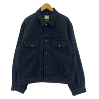 デニムジャケット WACKO MARIA×Wrangler WASHED DENIM TRUCKER JACKET XL 黒 ブラック